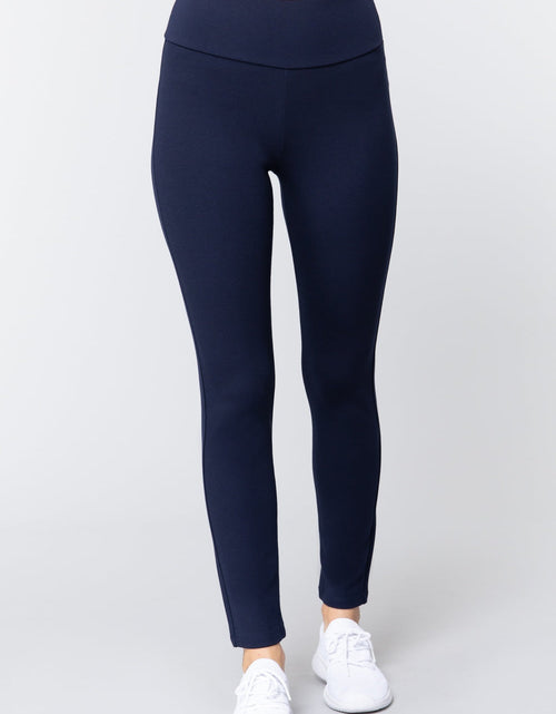 Load image into Gallery viewer, Waist Band Long Ponte Pants
