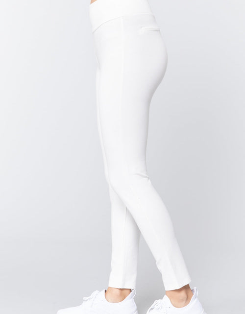 Load image into Gallery viewer, Waist Band Long Ponte Pants
