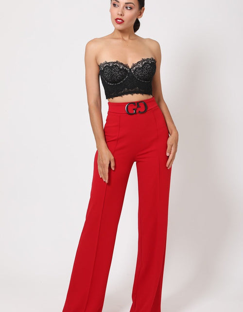 Load image into Gallery viewer, Double Reverse G Buckle Detail Pants
