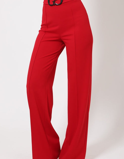 Load image into Gallery viewer, Double Reverse G Buckle Detail Pants

