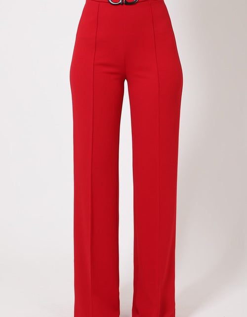 Load image into Gallery viewer, Double Reverse G Buckle Detail Pants
