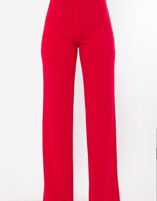 Load image into Gallery viewer, Waist Button And Buckle Detailed Fashion Pants
