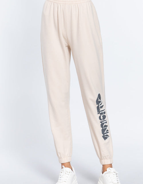Load image into Gallery viewer, Graphic Long Jogger Pants
