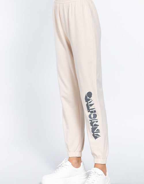 Load image into Gallery viewer, Graphic Long Jogger Pants
