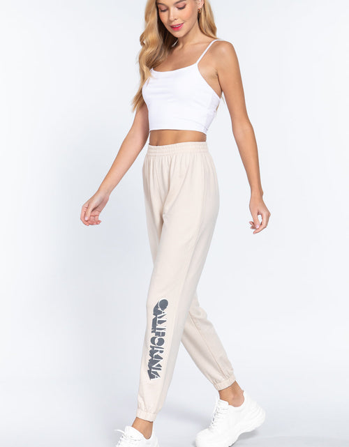 Load image into Gallery viewer, Graphic Long Jogger Pants
