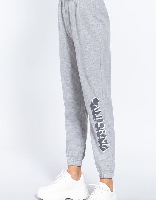 Load image into Gallery viewer, Graphic Long Jogger Pants
