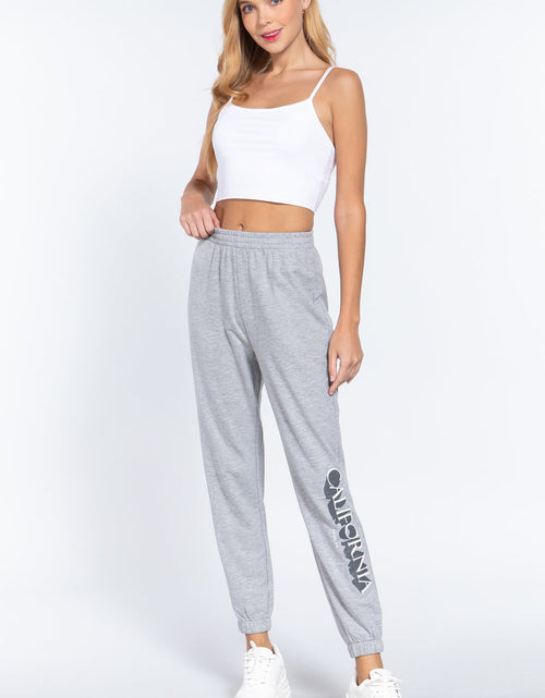 Load image into Gallery viewer, Graphic Long Jogger Pants
