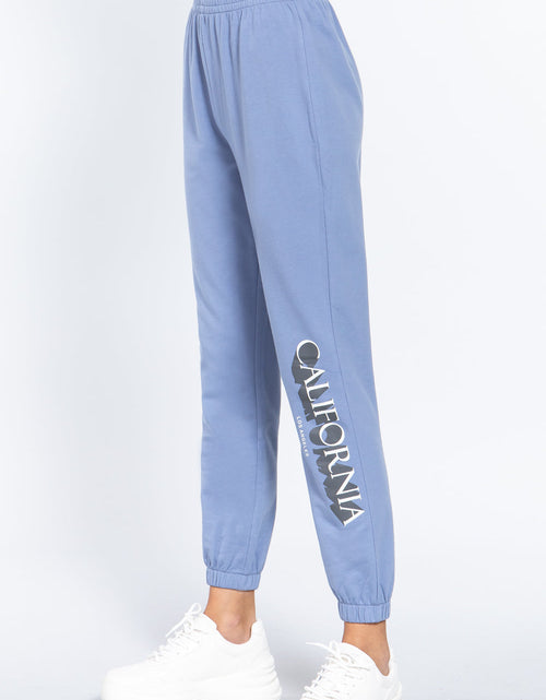 Load image into Gallery viewer, Graphic Long Jogger Pants

