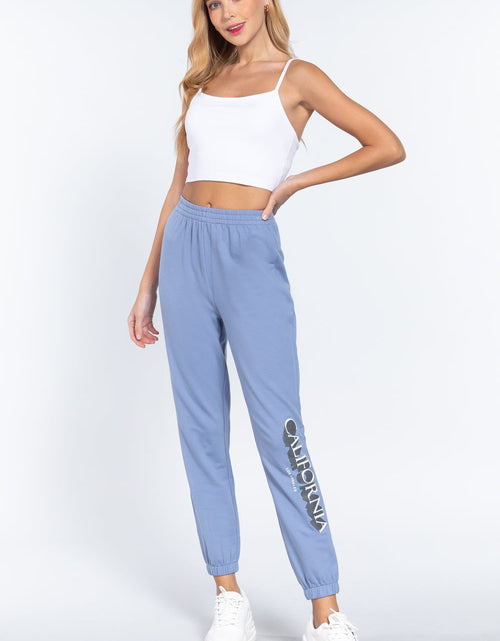 Load image into Gallery viewer, Graphic Long Jogger Pants
