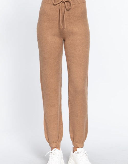 Load image into Gallery viewer, Drawstring Sweater Long Pants
