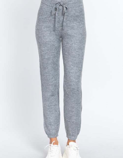 Load image into Gallery viewer, Drawstring Sweater Long Pants
