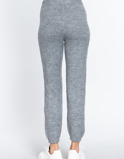 Load image into Gallery viewer, Drawstring Sweater Long Pants
