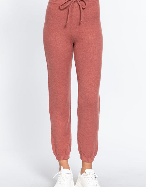 Load image into Gallery viewer, Drawstring Sweater Long Pants
