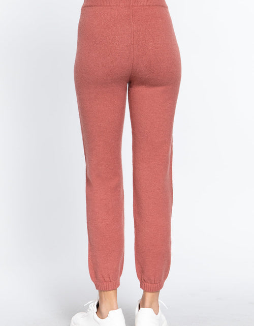 Load image into Gallery viewer, Drawstring Sweater Long Pants
