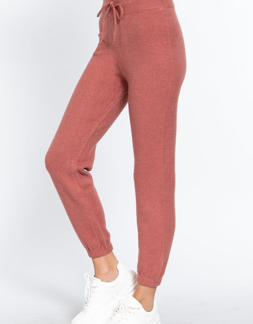 Load image into Gallery viewer, Drawstring Sweater Long Pants
