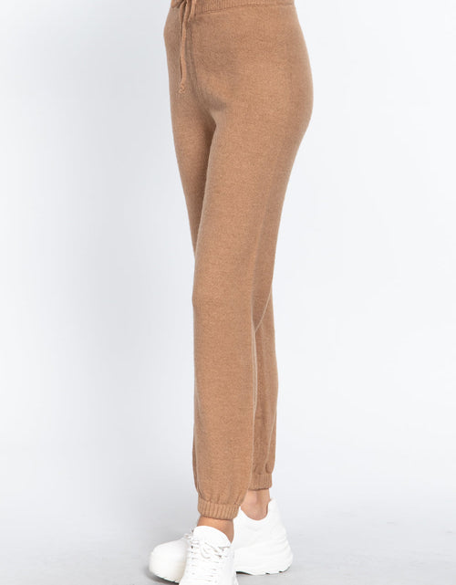 Load image into Gallery viewer, Drawstring Sweater Long Pants
