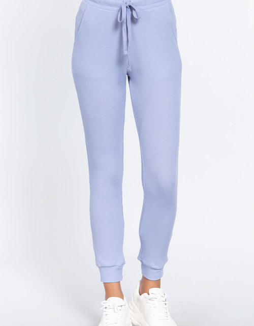 Load image into Gallery viewer, Waist Band Side Pocket Thermal Pants
