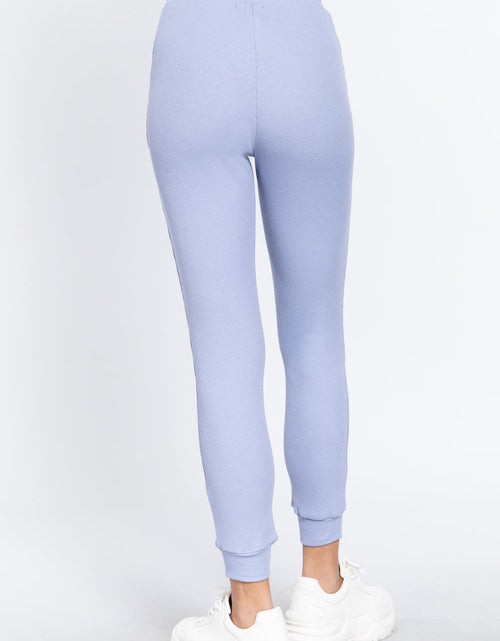 Load image into Gallery viewer, Waist Band Side Pocket Thermal Pants
