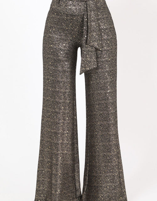 Load image into Gallery viewer, Shiny Paillette Pants
