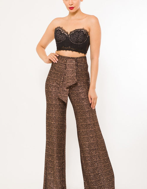 Load image into Gallery viewer, Shiny Paillette Pants
