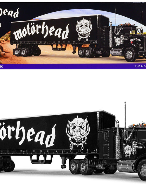 Load image into Gallery viewer, "Motorhead" Transport Truck Black 1/50 Diecast Model by Corgi
