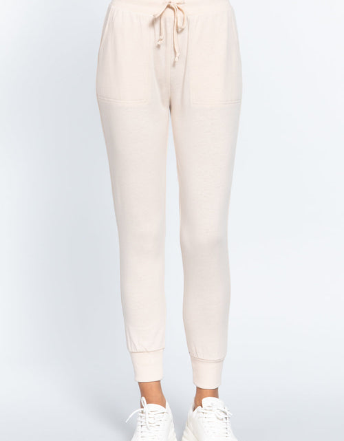 Load image into Gallery viewer, Waist Band Long Sweatpants With Pockets
