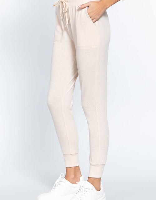 Load image into Gallery viewer, Waist Band Long Sweatpants With Pockets

