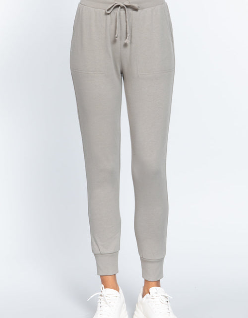 Load image into Gallery viewer, Waist Band Long Sweatpants With Pockets
