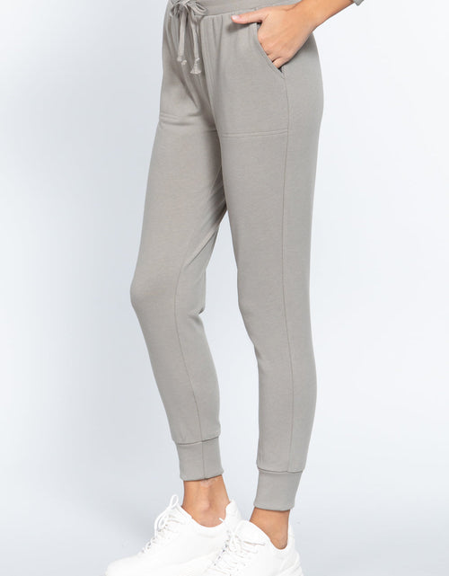 Load image into Gallery viewer, Waist Band Long Sweatpants With Pockets
