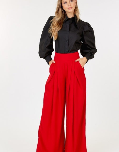 Load image into Gallery viewer, High Waist Palazzo Pants
