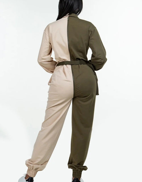 Load image into Gallery viewer, Long Sleeve Oversized Cozy Shirt Jumpsuit
