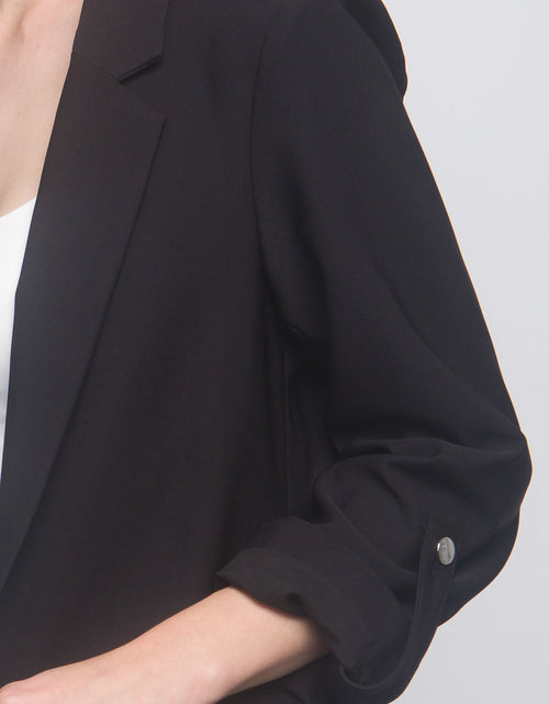 Load image into Gallery viewer, Woven Solid 3/4 Sleeve Blazer
