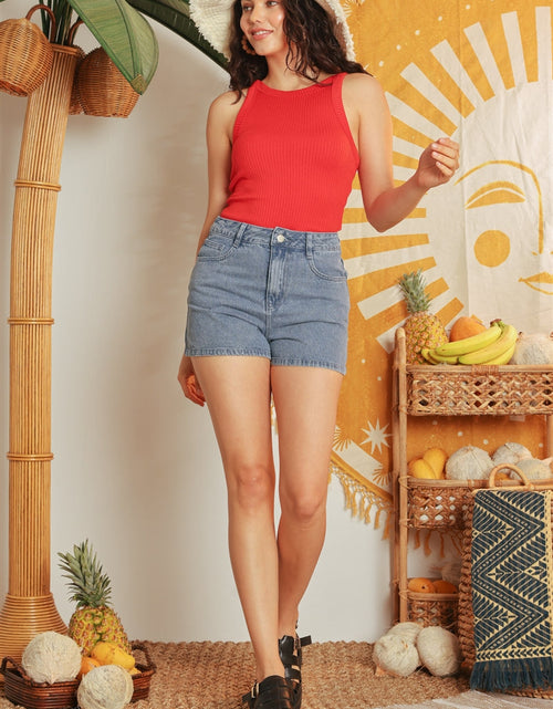 Load image into Gallery viewer, Ribbed V Strap Back Bodysuit

