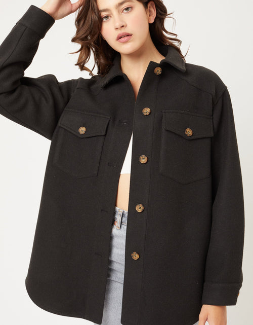 Load image into Gallery viewer, Jq Fleece Oversized Shacket
