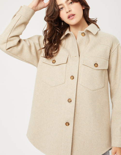 Load image into Gallery viewer, Jq Fleece Oversized Shacket

