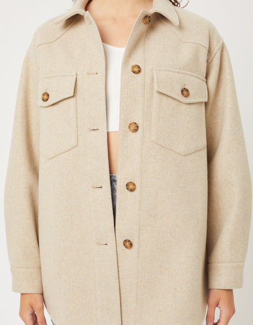 Load image into Gallery viewer, Jq Fleece Oversized Shacket
