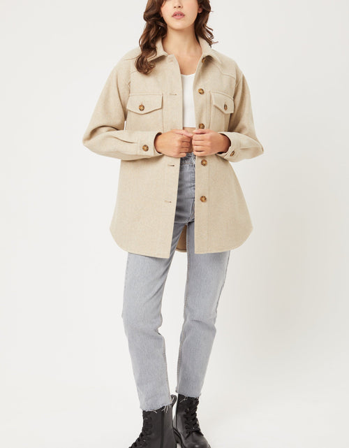 Load image into Gallery viewer, Jq Fleece Oversized Shacket
