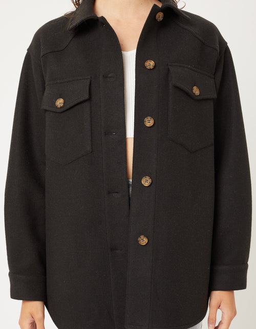 Load image into Gallery viewer, Jq Fleece Oversized Shacket
