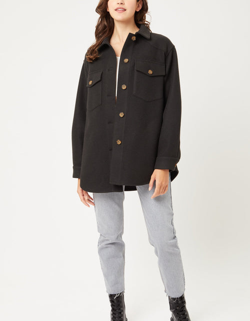 Load image into Gallery viewer, Jq Fleece Oversized Shacket
