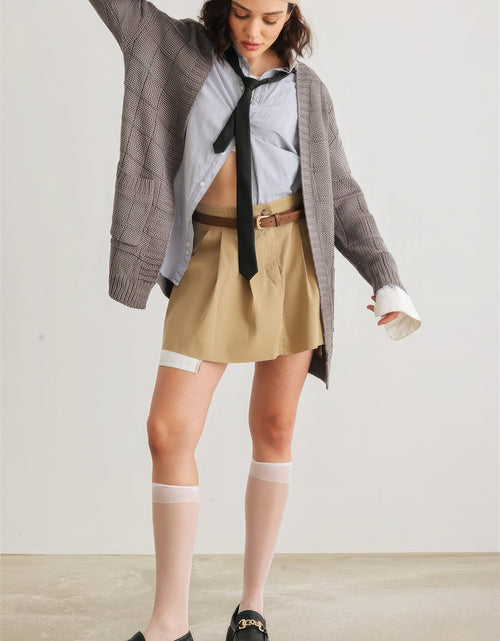 Load image into Gallery viewer, Knit Two Pocket Long Sleeve Open Front Cardigan
