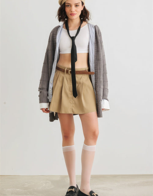 Load image into Gallery viewer, Knit Two Pocket Long Sleeve Open Front Cardigan
