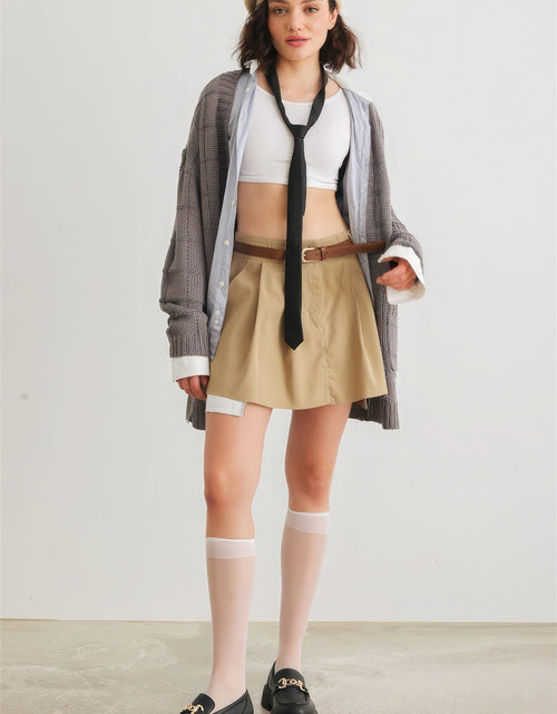 Load image into Gallery viewer, Knit Two Pocket Long Sleeve Open Front Cardigan
