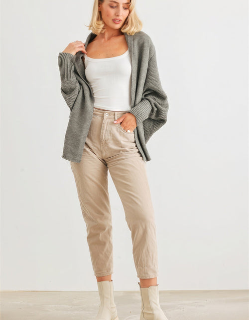 Load image into Gallery viewer, Batwing Sleeve Open Front Cardigan
