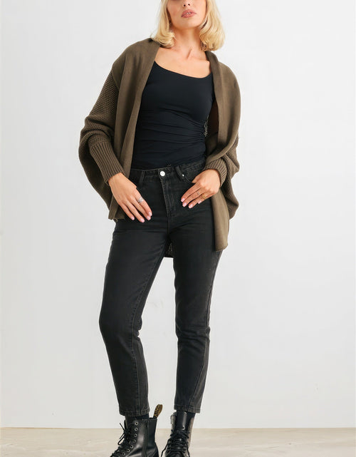 Load image into Gallery viewer, Batwing Sleeve Open Front Cardigan
