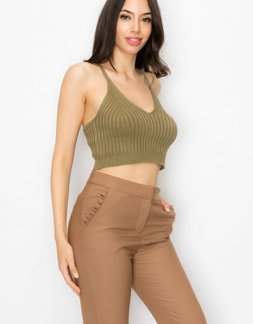 Load image into Gallery viewer, Scoop Neck Rib Top
