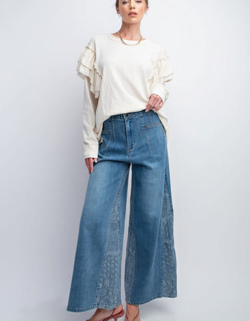Load image into Gallery viewer, Double Ruffle Sleeves Top
