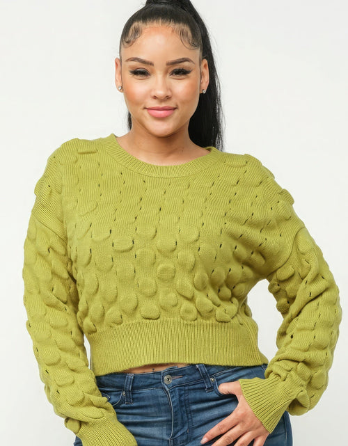 Load image into Gallery viewer, Checker Sweater Top
