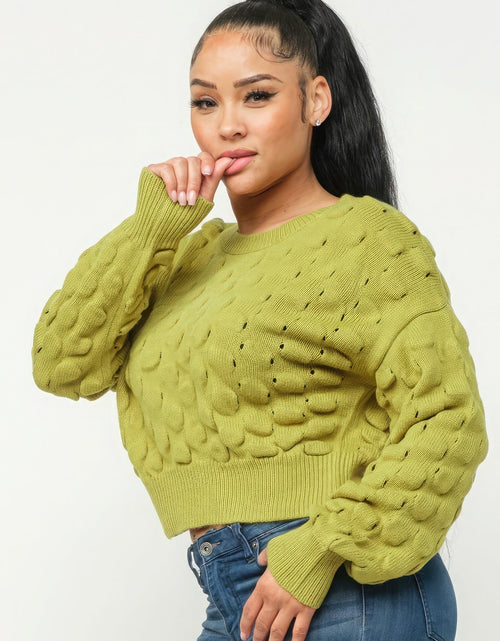 Load image into Gallery viewer, Checker Sweater Top

