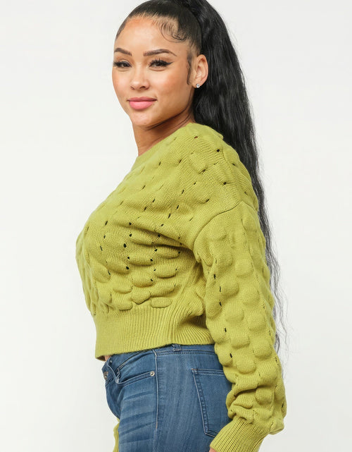 Load image into Gallery viewer, Checker Sweater Top
