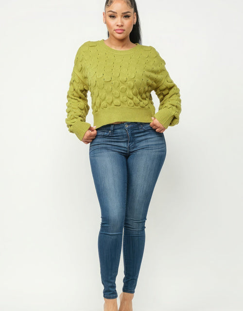 Load image into Gallery viewer, Checker Sweater Top
